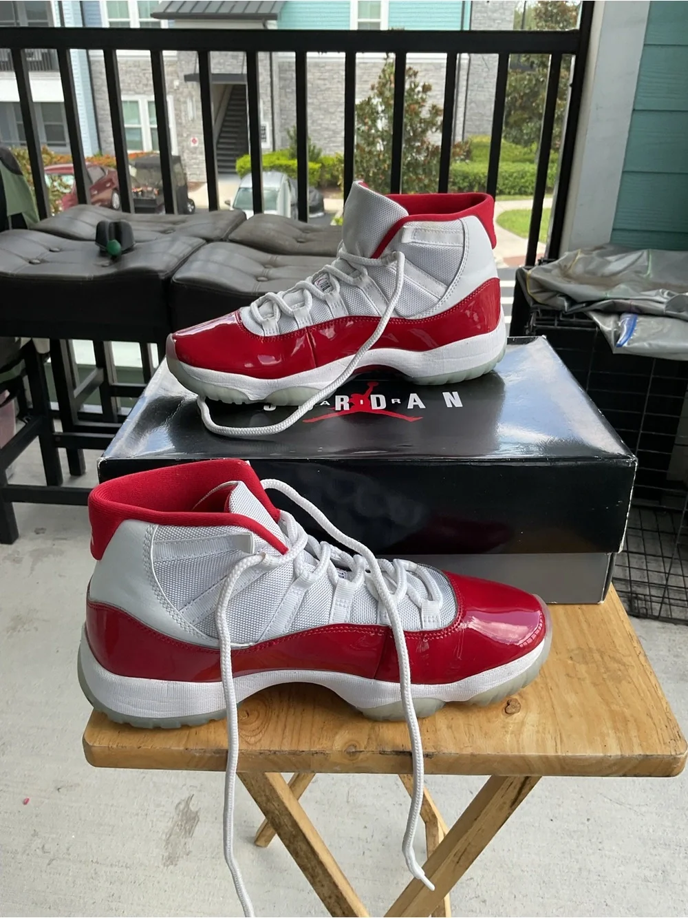 Nike Air Jordan 11 Retro Cherry Red White Men’s Size 10 - 2022
